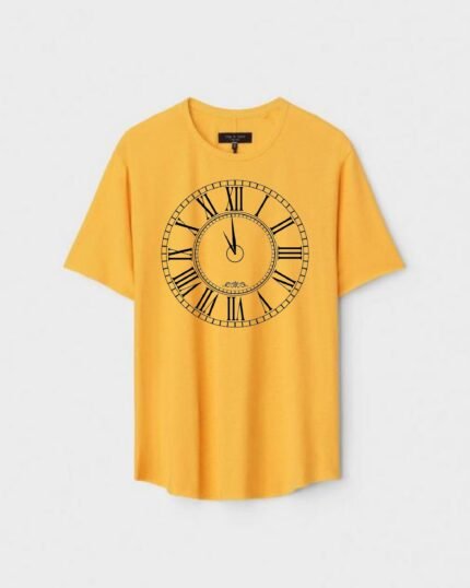 Unisex Designer Premium Quality Printed T-Shirt For Boys And Girls :: Cloth type : Cotton - Colour :: Yellow