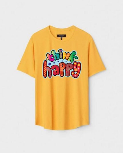 Unisex Designer Premium Quality Printed T-Shirt For Boys And Girls :: Cloth type : Cotton - Colour :: Yellow